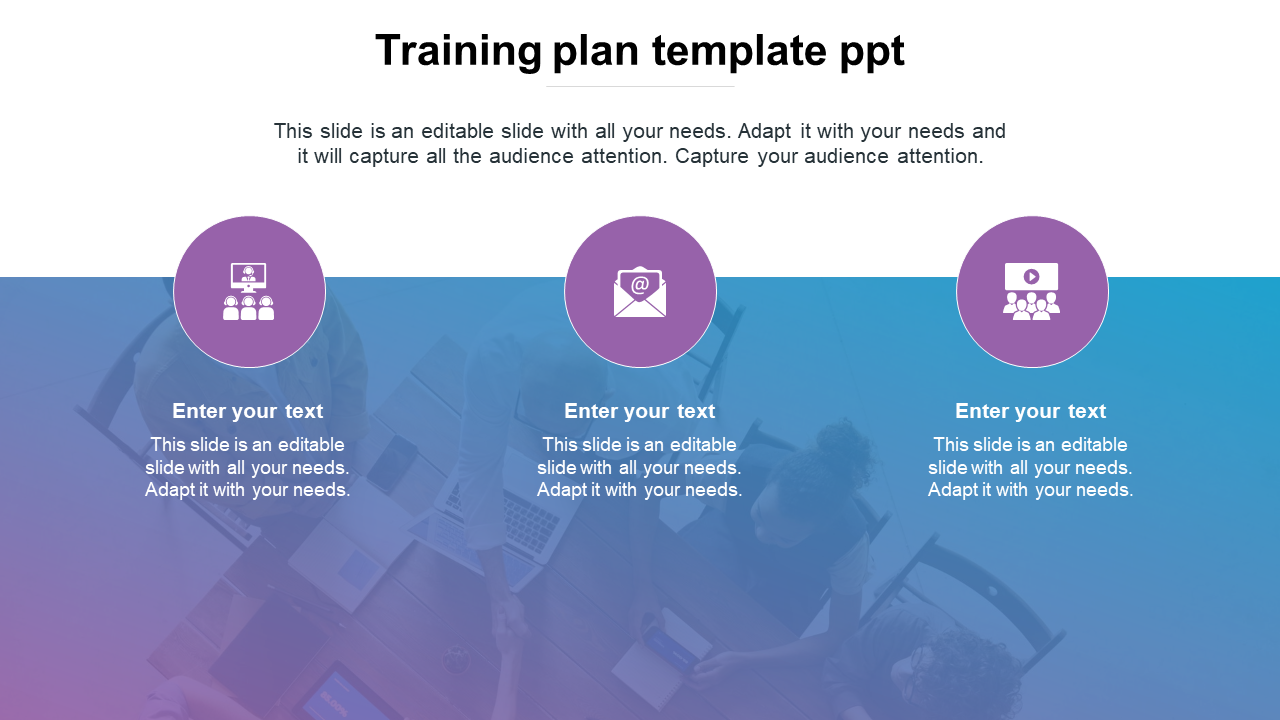Best training plan template PPT